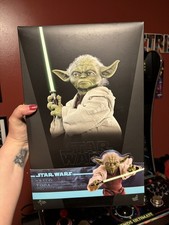 Hot Toys Star Wars MMS495 Yoda Episode II Attack of the Clones Figure