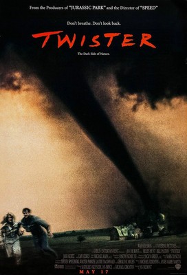 TWISTER ORIGINAL ROLLED 27x40 DOUBLE SIDED MOVIE POSTER 1996 OKLAHOMA F5 TORNADO