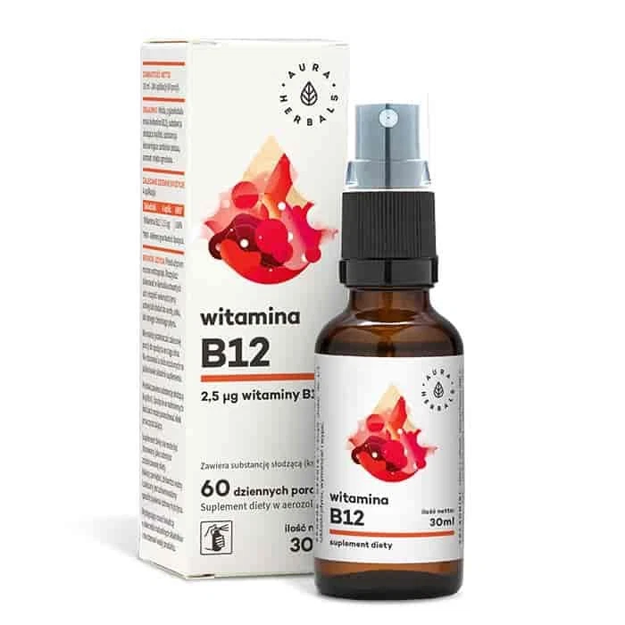 Aura Herbals Witamina B12 Forte 30 ml w aerozolu - Photo 1/1