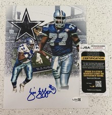 JIM JEFFCOAT Signed DALLAS COWBOYS 8x10 PHOTO