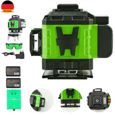 16 Line Laser Level Wasserwaage 4D 360° Kreuzlinienlaser Kit  + Stativ