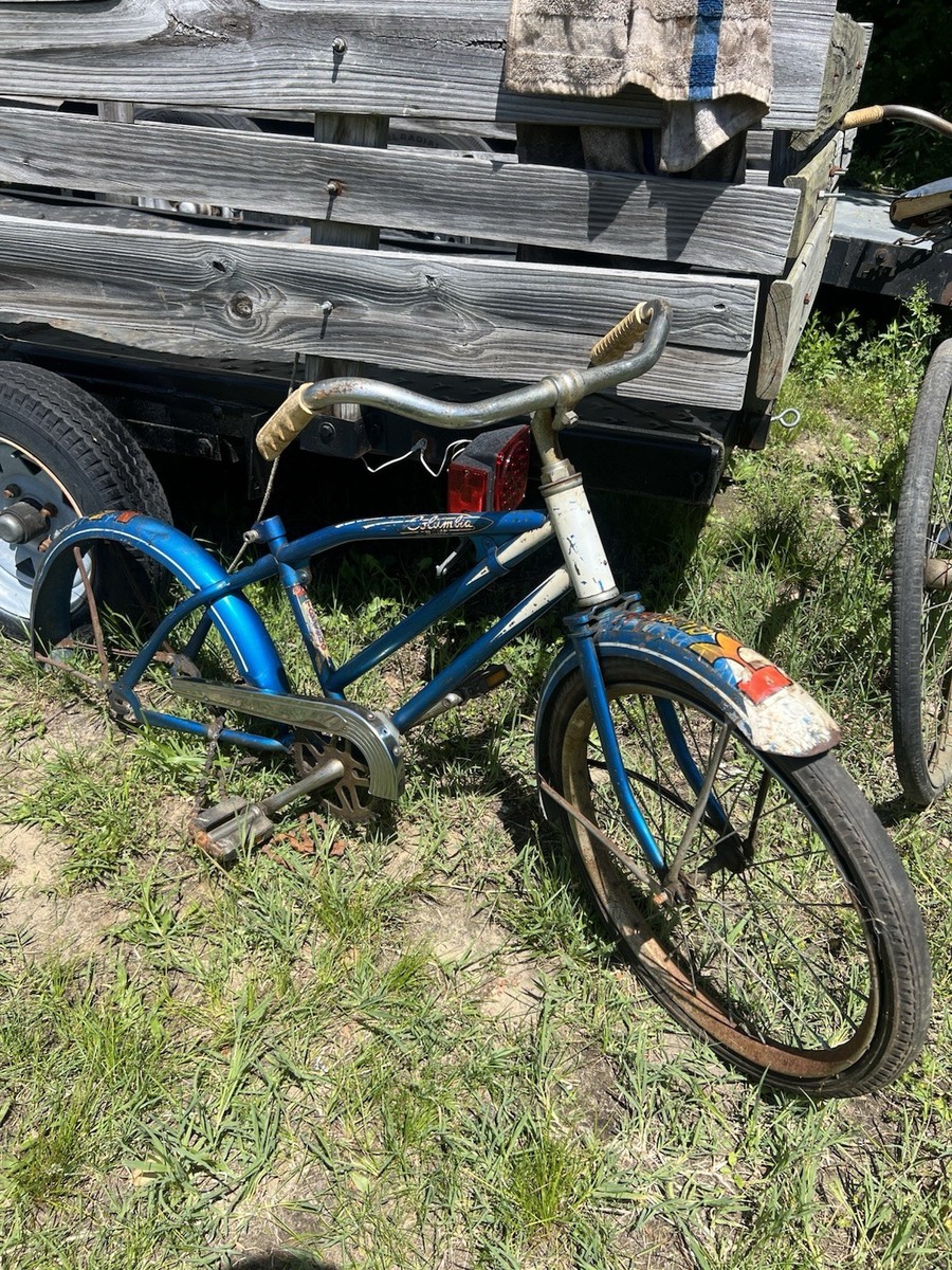 1950s Columbia Torpedo Bike Vintage Bicycle Muscle Bike Antique Frame