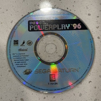 NHL Powerplay 96 (Sega Saturn, 1995) Disc Only