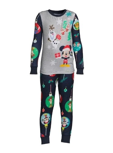 New Disney 100th Christmas Briefly Stated Frozen Family Kids 2 pc. Size 8 - Picture 4 of 5