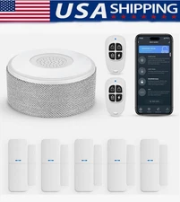 8pcs Wireless Alarm Security System Smart Home Burglar Alarm Motion Detector