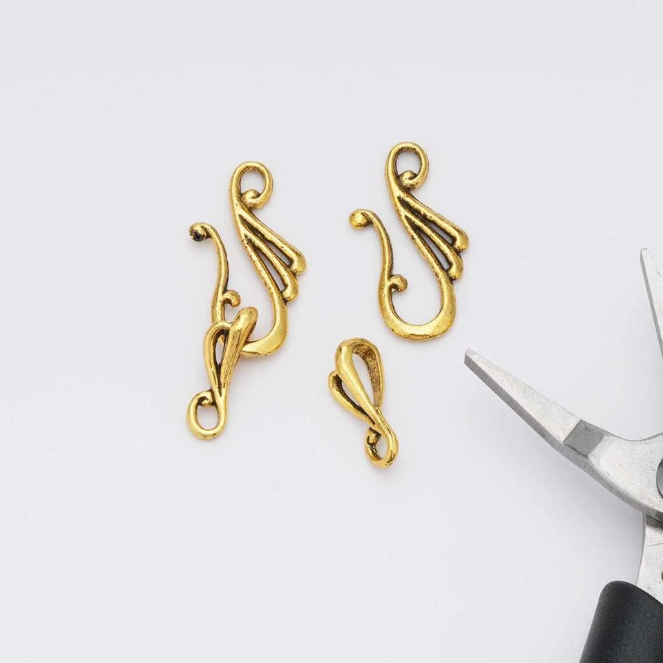 OT Toggle Clasps Metal Hook Connector Jewelry Making Findings Supplies DIY 10set - Image 4 of 4