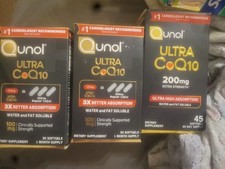 Qunol Ultra CoQ10 100mg Dietary Supplement Softgels 60Ct  200mg 45ct Exp: 2028