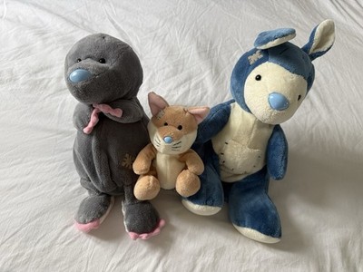 My Blue Nose Friends Plüsch Konvolut. Denny Fox Mo Känguru Peekaboo Maulwurf Stofftier
