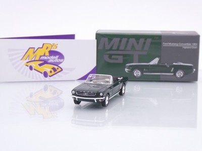 TSM MINI GT MGT01166-L # Ford Mustang Cabriolet Bj. 1964 '' Highland Green '' 1:64