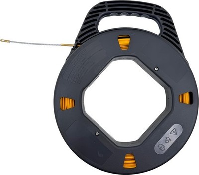 NEU Einziehbar 3mm 30m Fiberglas Fisch Band Rolle Kabel Abzieher Drahtführung Elektr