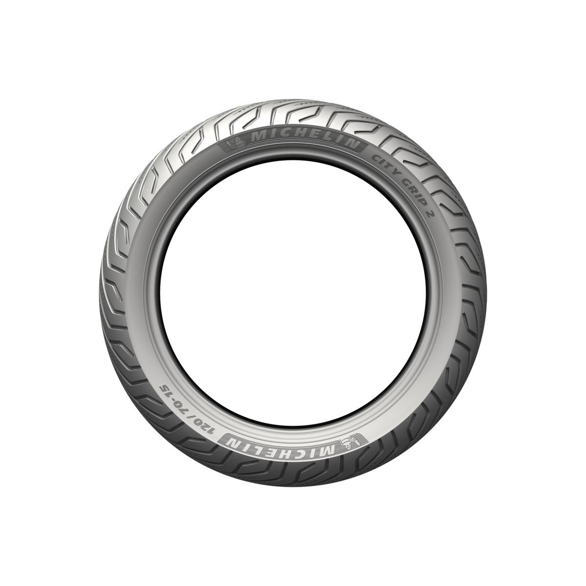 Pneu avant 120-70-15 michelin city grip 2 pour affronter la pluie en ville