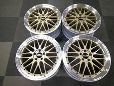 Jdm Bbs Lm299 4wheels No Tires 20x8.550 5x112 Gold