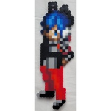 Kazuya Minegishi Devil Survivor Perler Bead Pixel Art