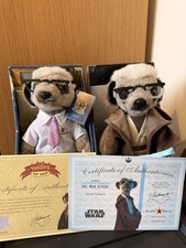 2 X Compare the market toy - Sergei Meerkat Obi Wan Kenobi with certificates