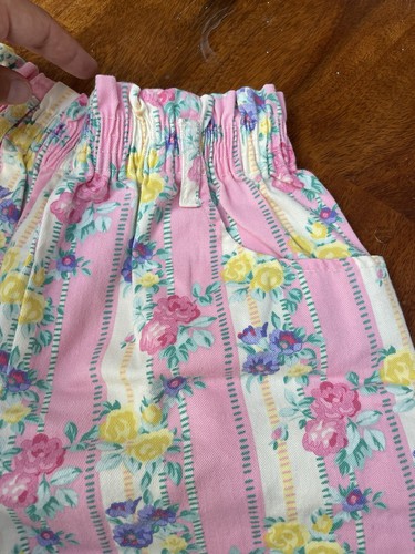 Jet Set Vintage Pink Floral Shorts Size 8 - Picture 2 of 3