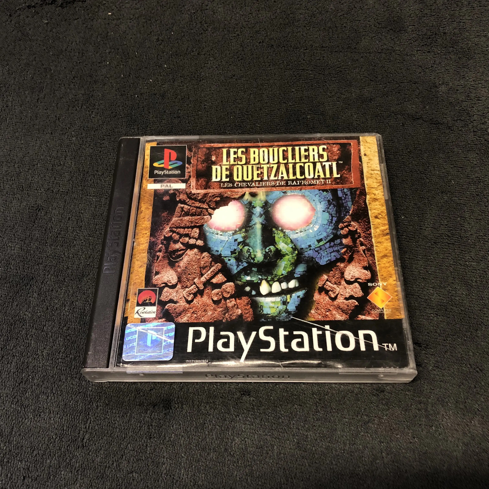 PS1 Les Boucliers De Quetzalcoalt ~ Les Chevaliers De Baphomet II FRA Bon état