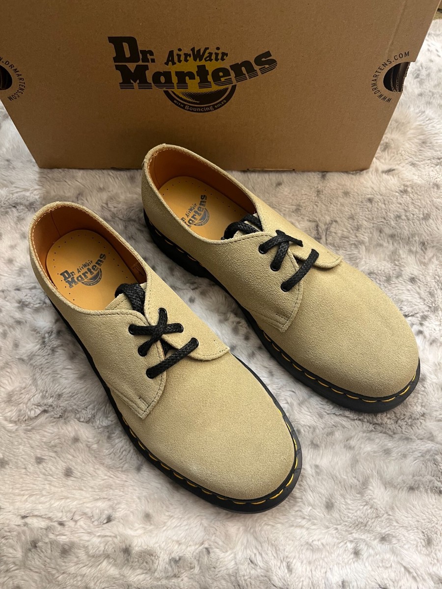 DR. MARTENS 1461 PALE OLIVE SUDED OXFORD /DERBY MSRP$170  display picture 2