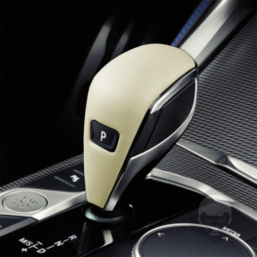 Cubierta de perno de cambio de engranajes blanca cuero PU para BMW Serie 3 4 G20 Z4 G29 2020-23 - Imagen 4 de 11