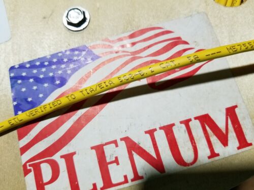 Cable de red Belden Mohawk M57550 24/4P CAT5e LAN UTP amarillo pleno/100 ft - Imagen 4 de 10