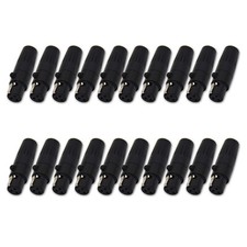 20,3 pin Female plug Mini XLR Audio Microphone connector Adapter for mic cable