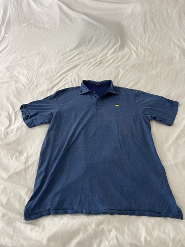 Clubhouse Collections Masters Shirt Mens XL Blue Golf Polo Made in Italy 376