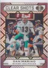 DAN MARINO Clear Shots 2020 ILLUSIONS INSERT Football Card MIAMI DOLPHINS HOFer!