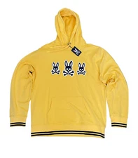 Psycho Bunny Men’s Liam Embroidered Golden Ray Pullover Hoodie $145 Size 3XL NWT