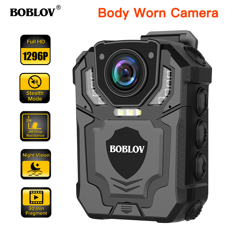 Body Worn Camera Boblov T5 1296p Body Camera BOBLOV T5 Police Body