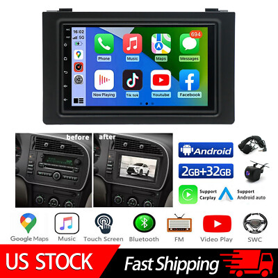Car GPS Stereo Radio For 2007-2011 Saab 9-3 93 Android 13 Carplay Navi Head Unit