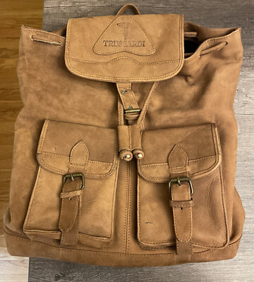 Trussardi Leather Backpack Read Description