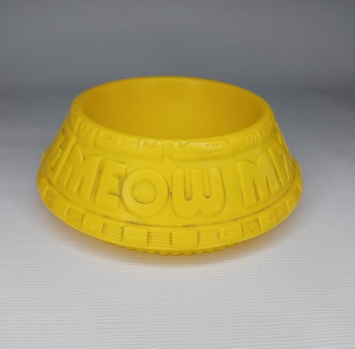 Vintage Meow Mix Cat Food Bowl 1985