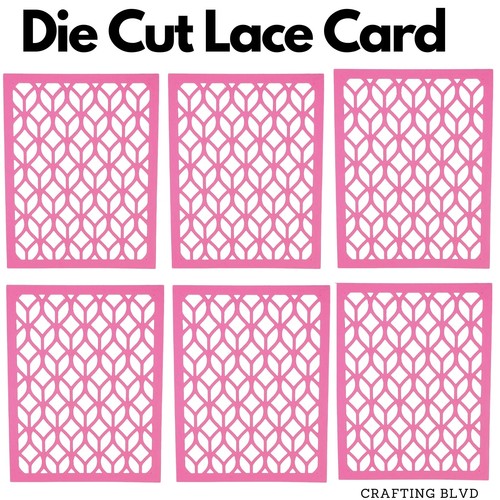 DIE CUT LACE CARD TOPPER 4 CARDMAKING CARDSTOCK SCRAPBOOK EMBELLISHMENTS - Picture 11 of 55