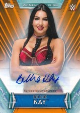 2019 WWE Topps Women's Division Autograph Orange Card Billie Kay #A-BK /50