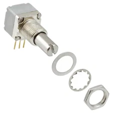  P260P-D1BS3CB100K   Gang Linear Panel Mount Potentiometer  100k Ohm 1 None 1...