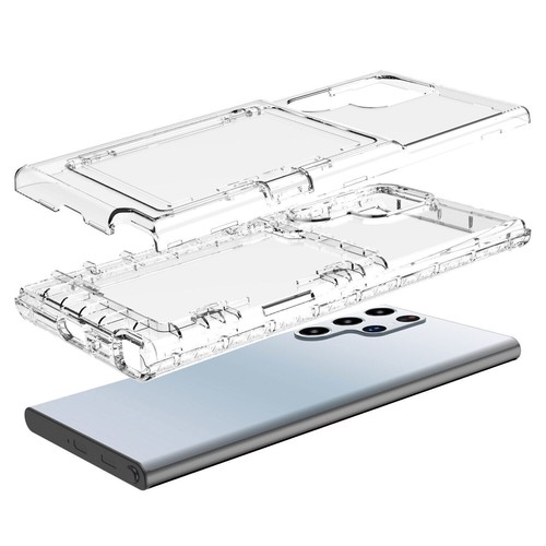 Funda rígida para teléfono Samsung S23 S24 Ultra Plus billetera ranura para tarjeta soporte de identificación - Imagen 49 de 67