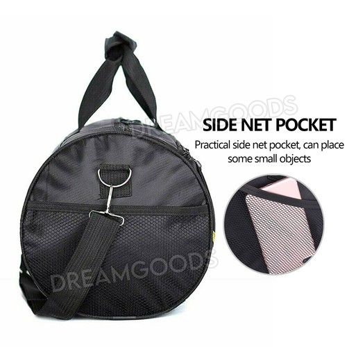 Gym Duffle Bag Waterproof Taekwondo Travel Duffel Bag Outdoor Large Size Black - Picture 6 of 12