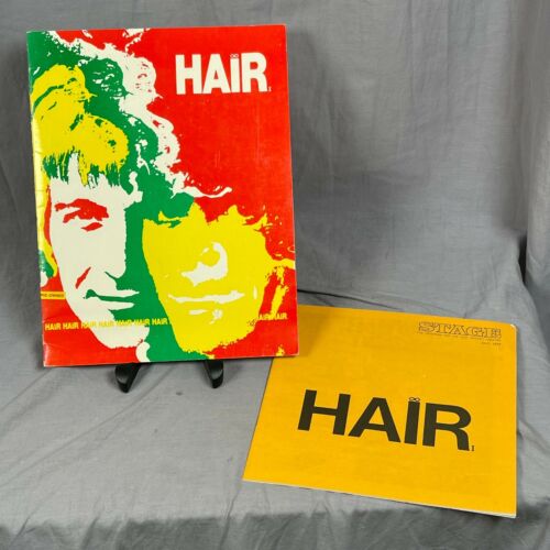 Lot Of 2 Hair The American Tribal Love Rock Musical Souvenir Programs 1969 1970