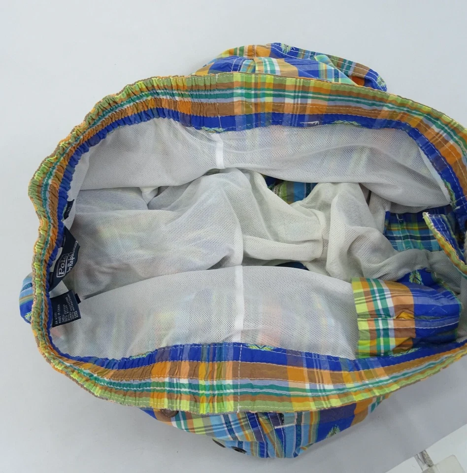 Polo Ralph Lauren Men's Aztec Indian Print Swim Trunks Board Shorts Sz XL Lined - Image 4 of 4