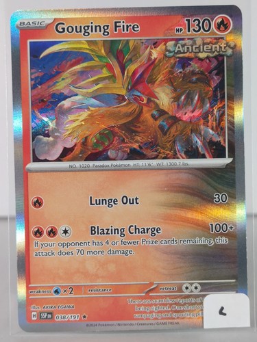 Gouging Fire - Surging Sparks - 038/191 - singles - Pokemon TCG - foil - Rare - Picture 42 of 46
