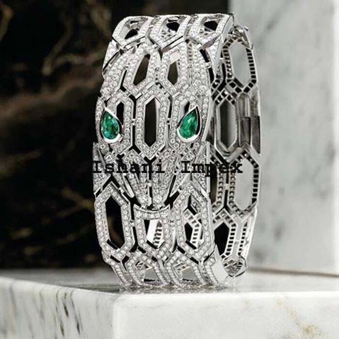 Bangle Rosecut Diamond 925 Sterling Silver Emerald Victorian Bangle Jewelry-image