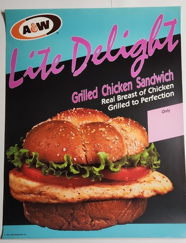 A&W RESTAURANT ROOT BEER POSTER DRIVE IN CRUISE NIGHT CARS MUSCLE BURGER 1980 - Bild 60 von 125