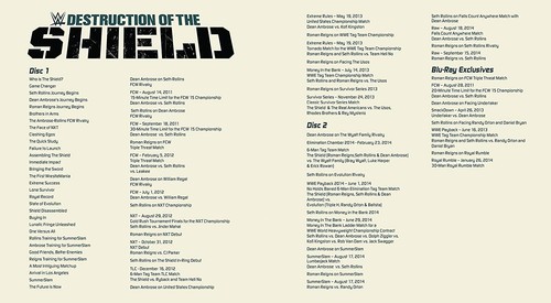 WWE The Destruction Of The Shield [2x Blu-ray] *NEU* Roman Reigns, Dean Ambrose - Bild 3 von 3