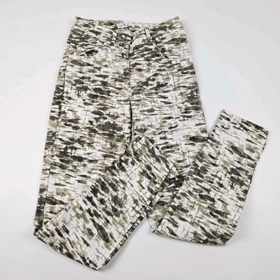 Gigi Moda Womens Size Small Antonella Brick Sepia Print Pant Italy