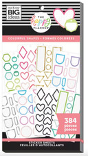 384 pc COLORFUL SHAPES Me  My Big Ideas 365 The Happy Planner Stickers