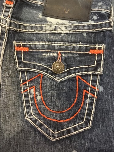 TRUE RELIGION RICKY SUPER-T MEN JEAN DCJD INDIGO ANTHEM M859NWY1 NWT 32W $399 - Picture 12 of 12