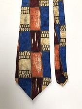 Vintage Necktie by Barry Wells. 100% Silk. Made In The USA.