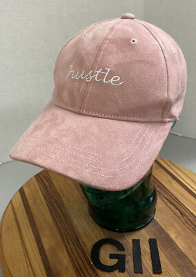 WOMENS CARBON ELEMENTS ''HUSTLE'' HAT PINK STRAPBACK ADJUSTABLE EXCELLENT COND G11