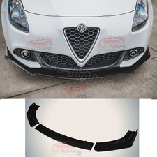 ALFA ROMEO GIULIETTA FRONT LIP SPOILER FRONTALE SOTTO PARAURTI LUCIDO NERO ABS