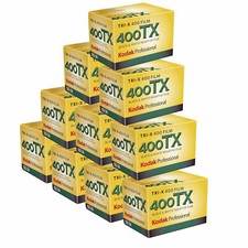 Kodak TRI-X 400TX 35mm 36 Exposure Pro Black and White Film - 10 PACK