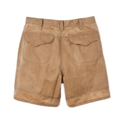 Filson Eagle Harbor Shorts 20277946 Tan Khaki Waxed Double
